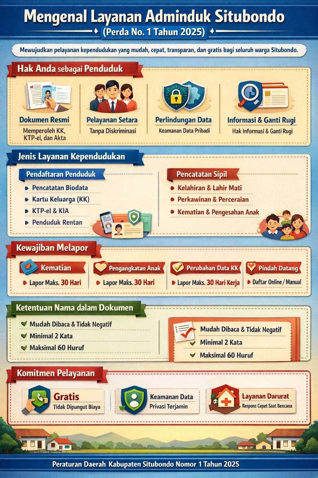 Mengenal Layanan Adminduk Situbondo (Perda No. 1 Tahun 2025)