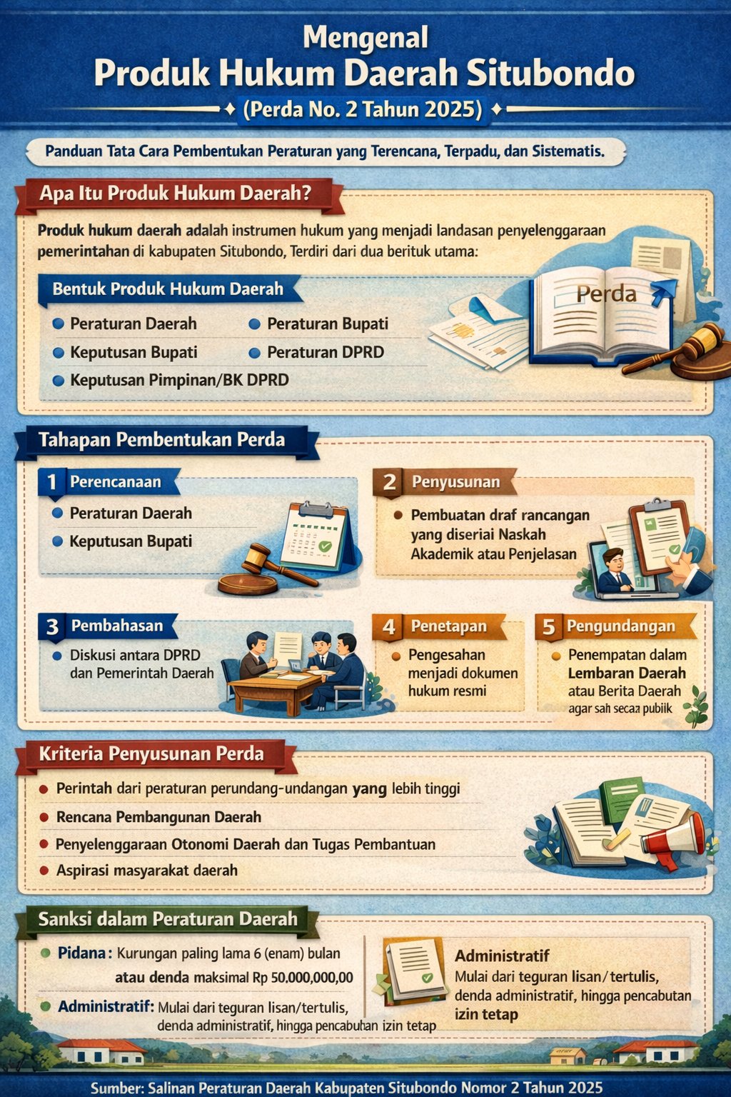 Mengenal Produk Hukum Daerah Situbondo (Perda No. 2 Tahun 2025)